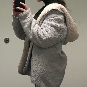 UO teddy reversible jacket